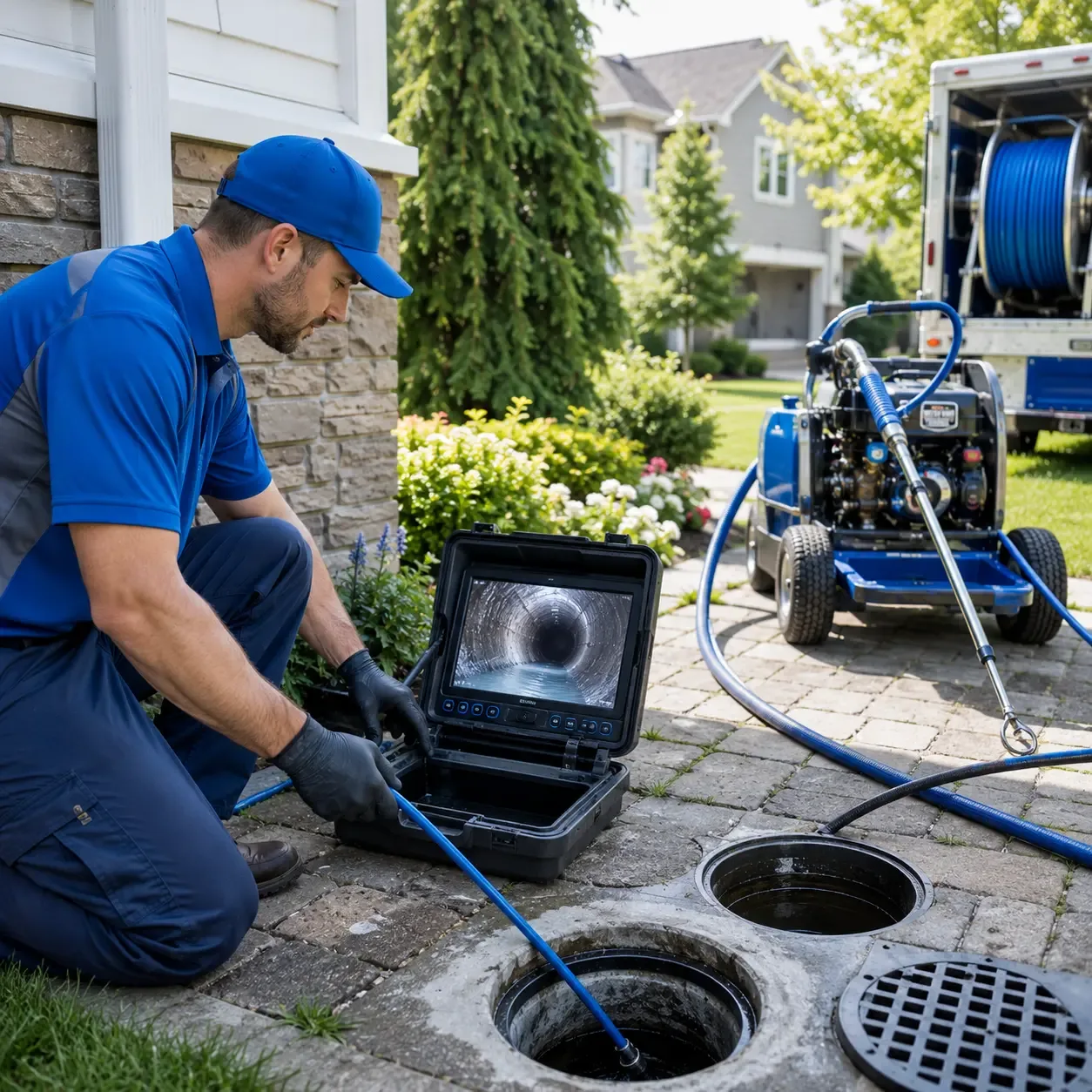 Outdoor drain cleaning professionals serving Fox River Grove, IL